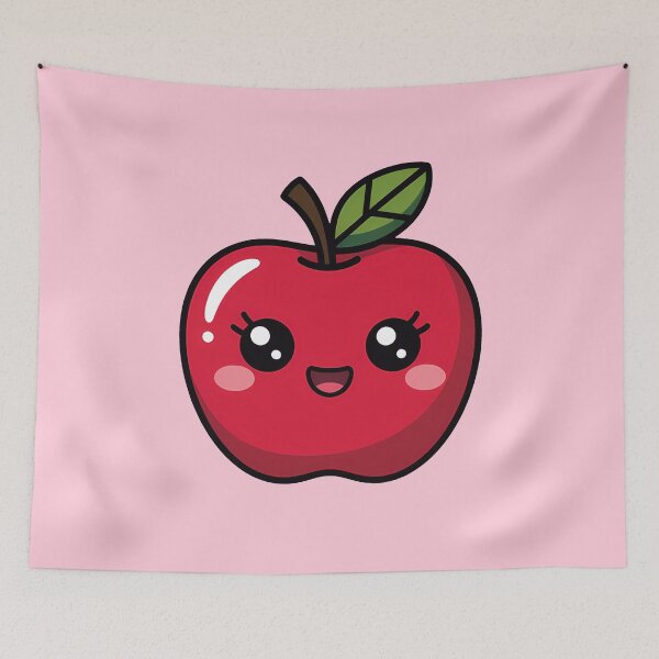 Item preview, Kawaii Red Apple designed and sold by Lisetta Collection.