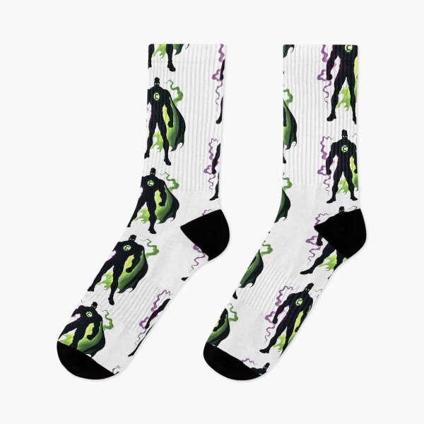Item preview, Powerful Superhero Silhouette Glowing Green Symbol designed and sold by zoughlal.