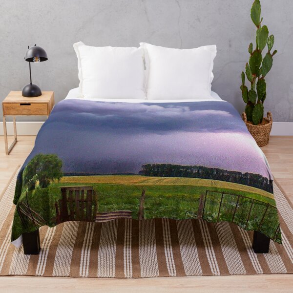 Item preview, Epic Thunderstorm Over Ukrainian Countryside – Dramatic Sky and Lightning Strike designed and sold by NatureChampion.