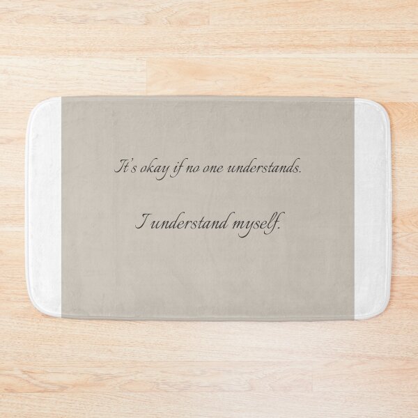 Item preview, I understand myself – self-trust quote for quiet confidence and healing designed and sold by KWkindwaves.