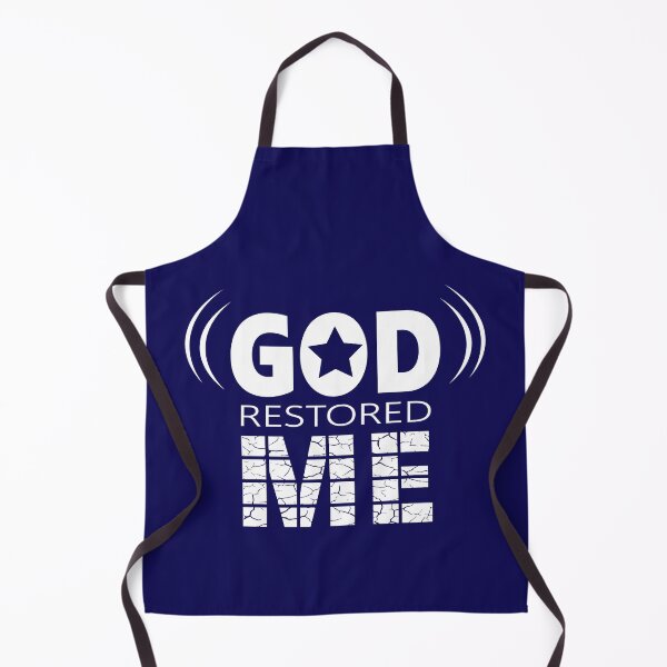 Item preview, God Restored Me | white design | bible verse | Jeremiah 30 17 Psalm 51 12 Isaiah 61 7  Job 42 10 1 Peter 5 10 designed and sold by ZechJohnRB.
