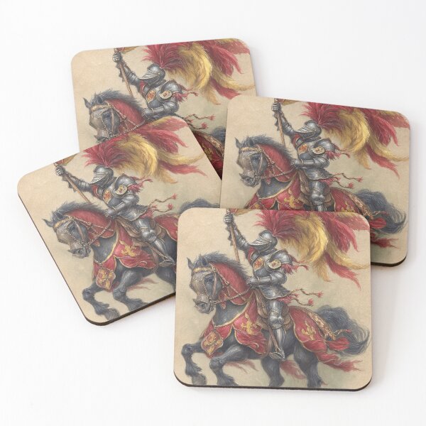 Item preview, Sword and shield clash in heroic knight tale designed and sold by Piotrek0001.