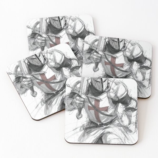 Item preview, Chivalry and steel collide in illustrated epic designed and sold by Piotrek0001.