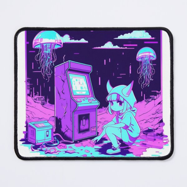 Item preview, Saja Glitchcore Rebel — Lo-fi Anime Chaos designed and sold by Imaginarium of Chaos falcon88 .