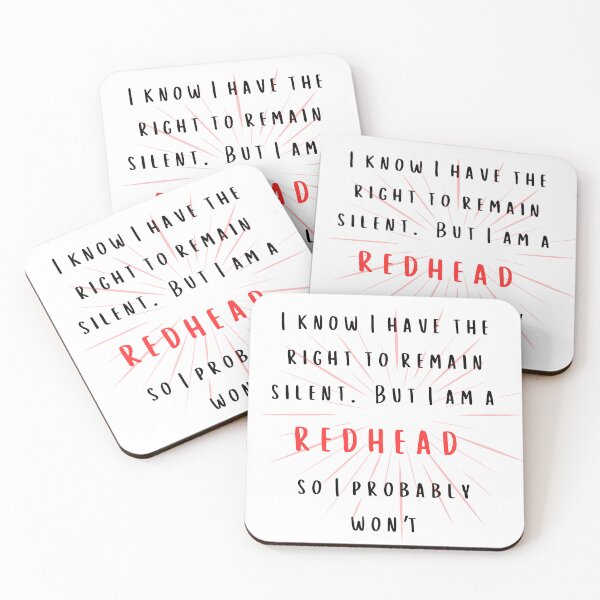 Item preview, Right to remain silent-Redheads designed and sold by BlesstB.
