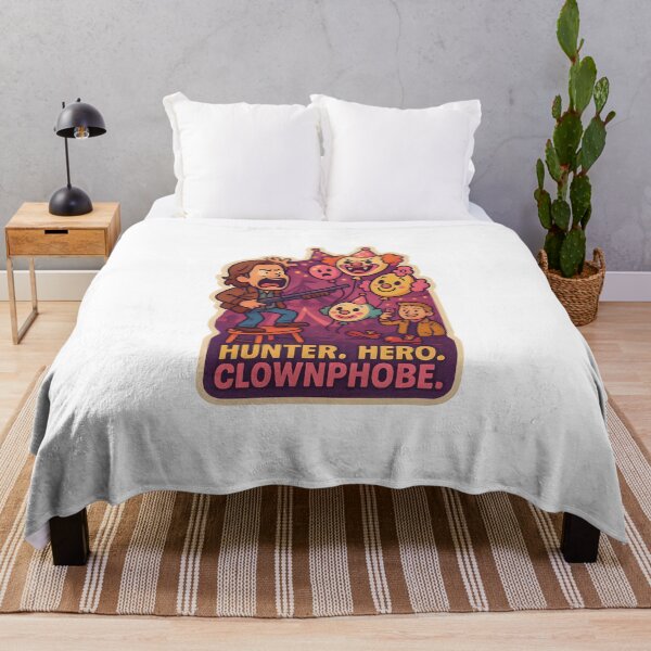 Item preview, Hunter. Hero. Clownphobe. – Sam Winchester vs. Balloons Sticker designed and sold by MAVNALE.