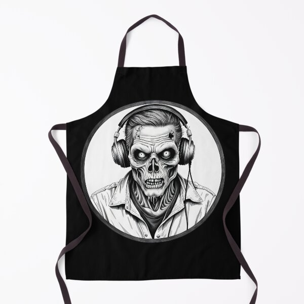 Item preview, Zombie DJ - Zombie in Headphones designed and sold by NightTimeJ.