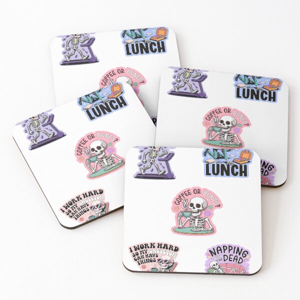 Item preview, Sarcastic Skeleton Sticker Pack | Work Vibe Humor sticker pack| Funny Skeleton Sticker pack| Sarcastic Sticker pack for Burnout & Mental Health designed and sold by mbarts85.