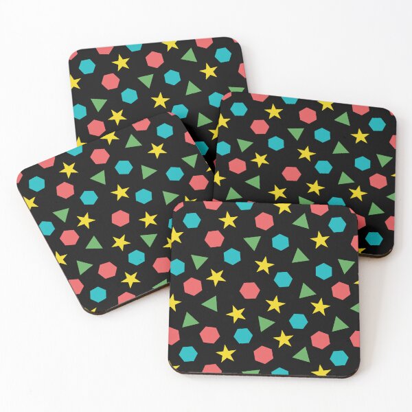 Item preview, Colour Shapes on Black designed and sold by ImpalaMoon.