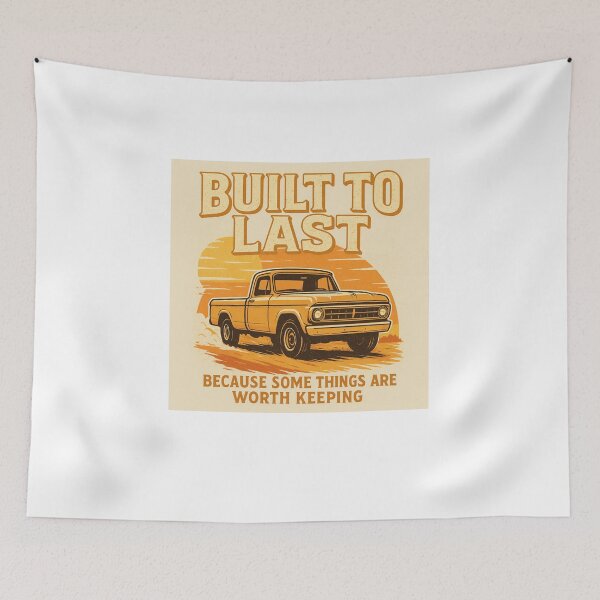 Item preview, Built to Last – Classic Pickup Tee designed and sold by Fleetwood1994.