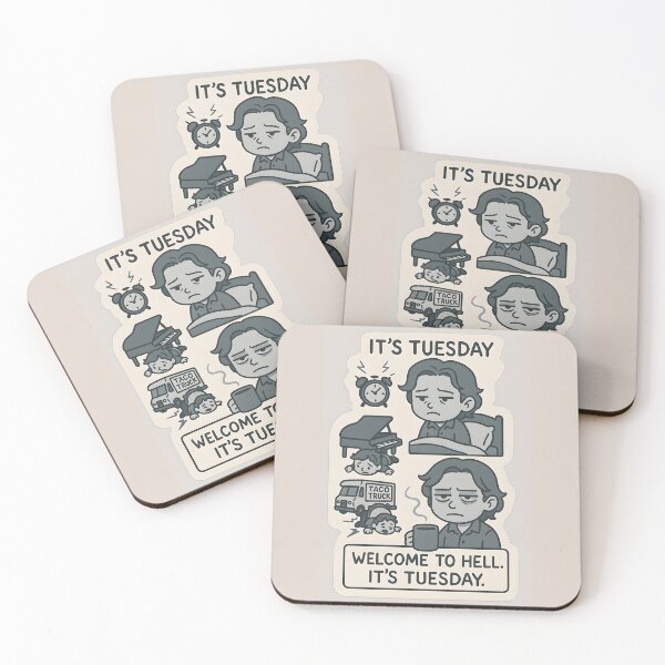 Item preview, Welcome to Hell. It’s Tuesday. – Sam Winchester Time Loop Sticker designed and sold by MAVNALE.