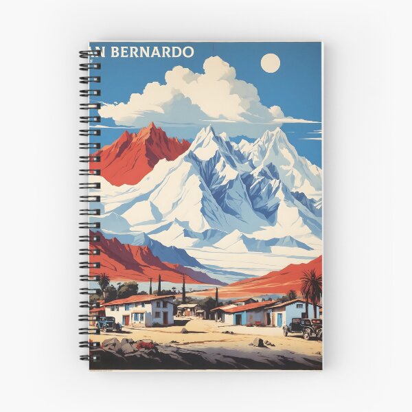 Item preview, San Bernardo Chile Retro Vintage Poster Tourism  designed and sold by TravelersGems.
