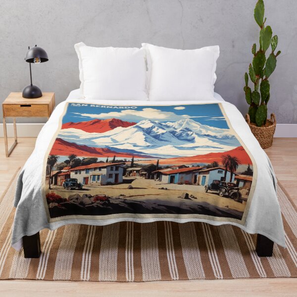 Item preview, San Bernardo Chile Retro Vintage Poster Tourism designed and sold by TravelersGems.
