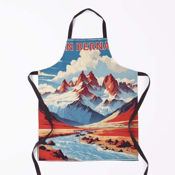 Item preview, San Bernardo Chile Retro Vintage Poster Tourism 2 designed and sold by TravelersGems.