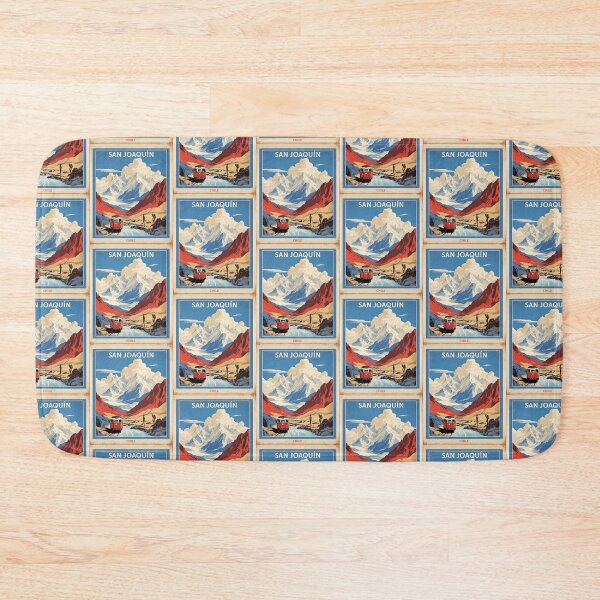 Item preview, San Joaquin Chile Retro Vintage Poster Tourism  designed and sold by TravelersGems.