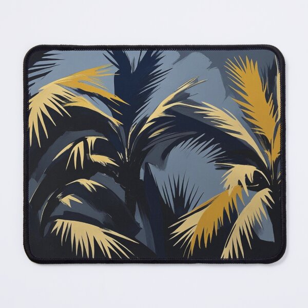 Item preview, Lifestyle Hub: Mustard Yellow Palm Leaf Tropical Wall Art designed and sold by M&M Lifestyle Hub.