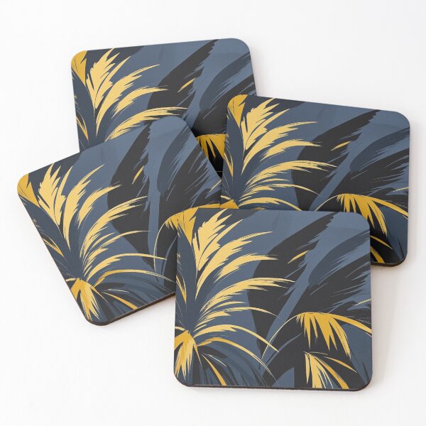 Item preview, Lifestyle Hub: Mustard Yellow Palm Leaf Tropical Wall Art designed and sold by M&M Lifestyle Hub.