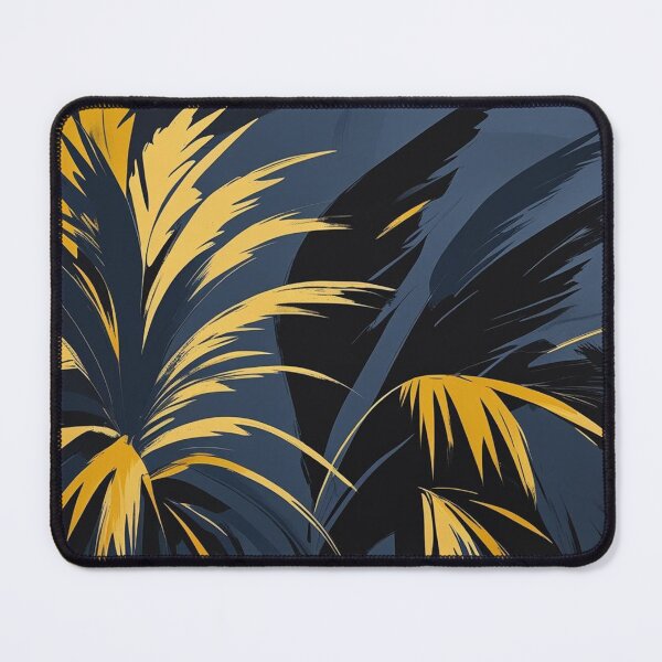Item preview, Lifestyle Hub: Mustard Yellow Palm Leaf Tropical Wall Art designed and sold by M&M Lifestyle Hub.