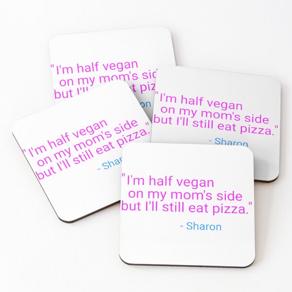 Item preview, Half vegan quote designed and sold by PhotonGhosts.