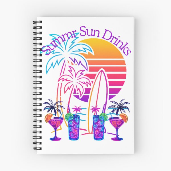 Item preview, Summer Sun Drinks – Neon Tropical Vibes designed and sold by Azazel77.