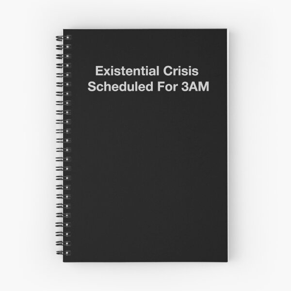 Item preview, Crisis existencial programada para las 3 a. m. designed and sold by korakai.