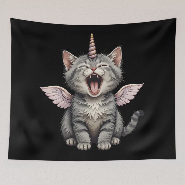 Item preview, Unicorn Cat designed and sold by FieldScent.