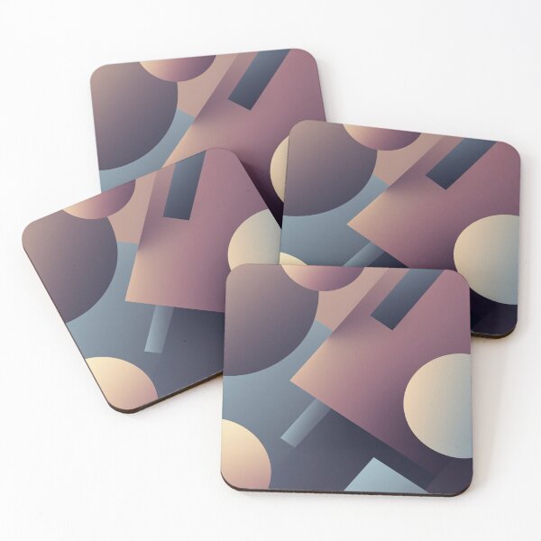 Item preview, Gradient Geometry – Minimalist Abstract Shape Composition designed and sold by Ink-Your-Soul.
