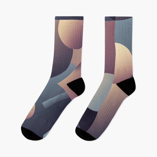 Item preview, Gradient Geometry – Minimalist Abstract Shape Composition designed and sold by Ink-Your-Soul.