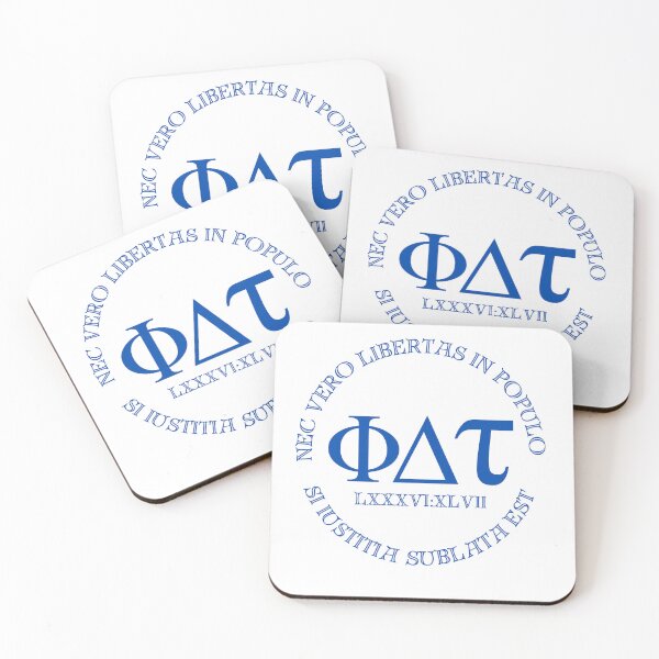 Item preview, FΔΤ Anti-Fascist Fraternity Emblem – Subtle Greek Resistance Design | Phi Delta Tau Seal Badge for Democracy & Justice designed and sold by MWTS.