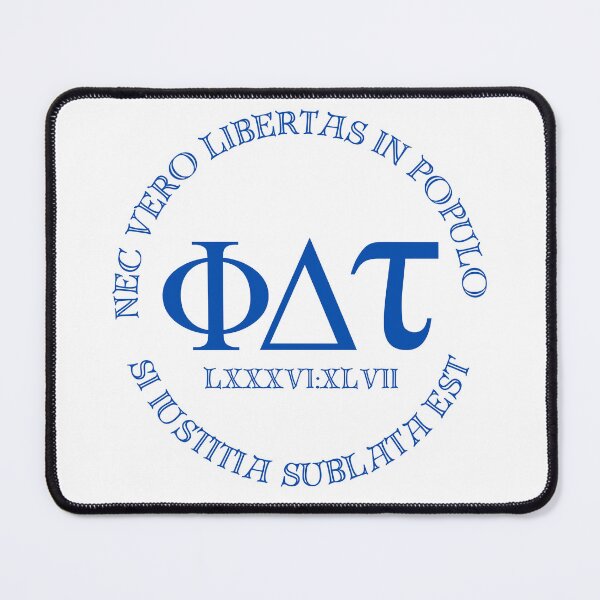 Item preview, FΔΤ Anti-Fascist Fraternity Emblem – Subtle Greek Resistance Design | Phi Delta Tau Seal Badge for Democracy & Justice designed and sold by MWTS.