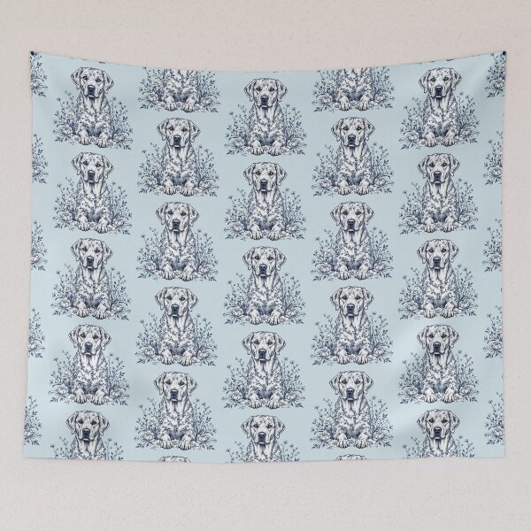 Item preview, Dog among flowers. designed and sold by MagelliShop.