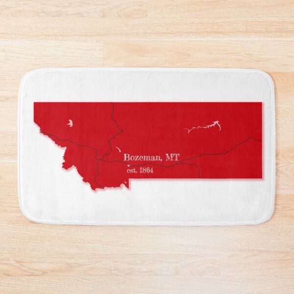 Item preview, Bozeman, MT [Red] designed and sold by PhilbonianDezin.