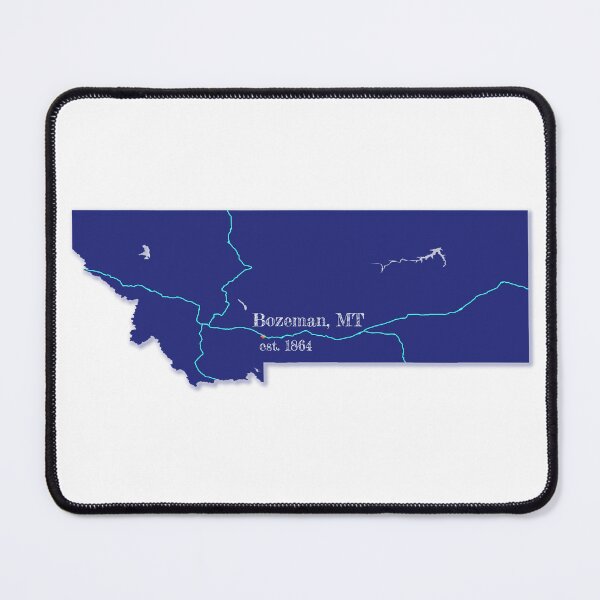 Item preview, Bozeman, MT [Blue] designed and sold by PhilbonianDezin.