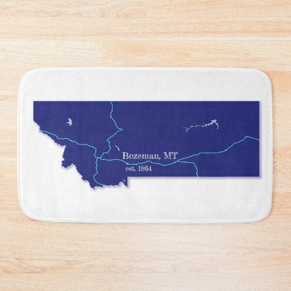 Item preview, Bozeman, MT [Blue] designed and sold by PhilbonianDezin.