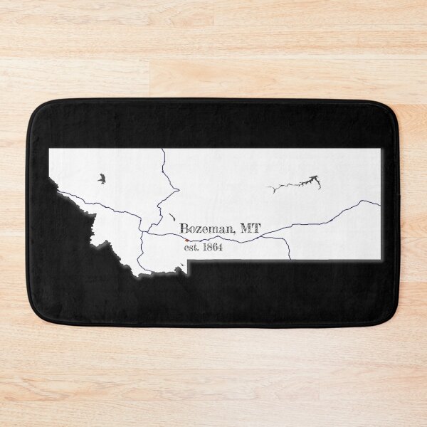 Item preview, Bozeman, MT [White] designed and sold by PhilbonianDezin.