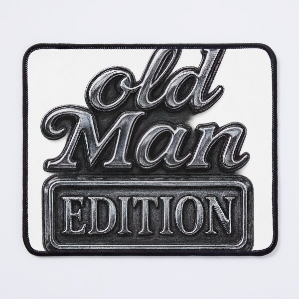 Item preview, Chrome emblem Old Man Edition designed and sold by PixelPrisma.