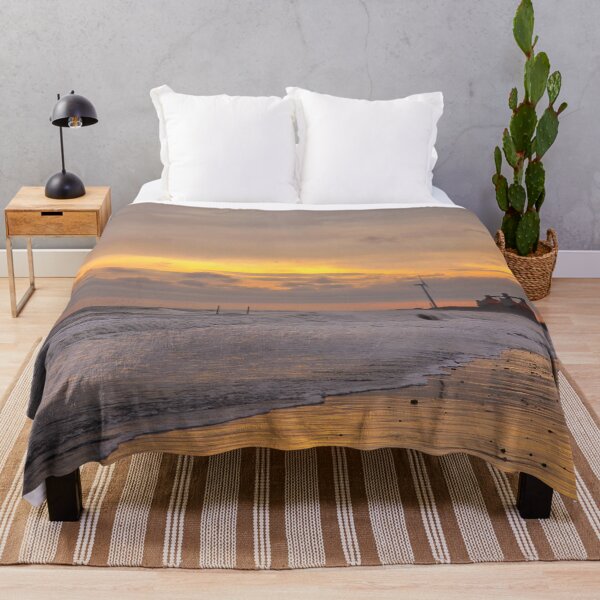 Item preview, Golden Sunrise over a Northumbrian Beach designed and sold by Violaman.