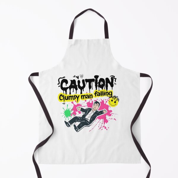 Item preview, Caution: Clumsy Man Falling – Funny Graffiti-Inspired Design designed and sold by WHDProduction45.