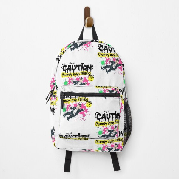 Item preview, Caution: Clumsy Man Falling – Funny Graffiti-Inspired Design designed and sold by WHDProduction45.