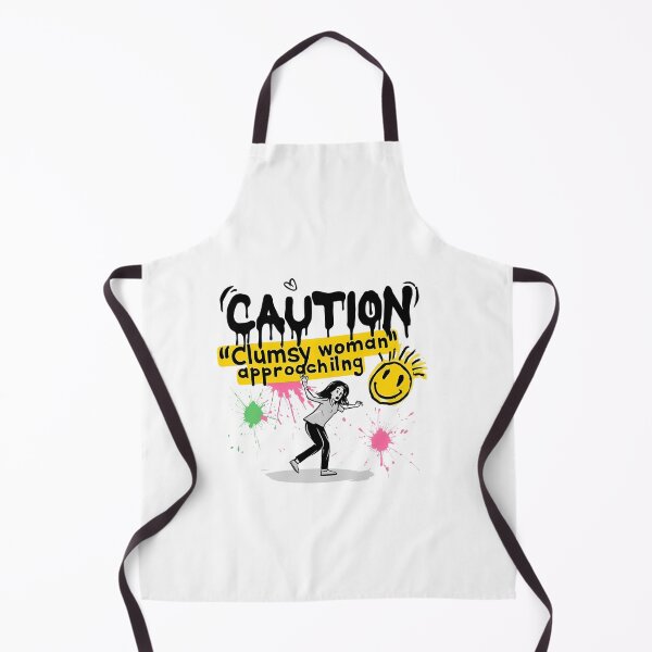 Item preview, Caution: Clumsy Woman Falling – Funny Graffiti-Inspired Design designed and sold by WHDProduction45.
