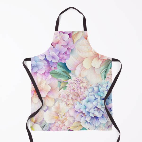 Item preview, Pretty Gossamer Pastel Hydrangea Flowers designed and sold by WatercolorLane.