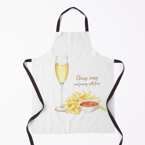 Item preview, Champagne & Fries | Classy Sassy Wine Pairing designed and sold by weebeearts.