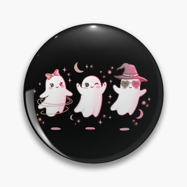 Item preview, Dancing Ghost Trio – Cute Spooky Halloween T-Shirt & Sticker Art Print designed and sold by Roshanay fatima.