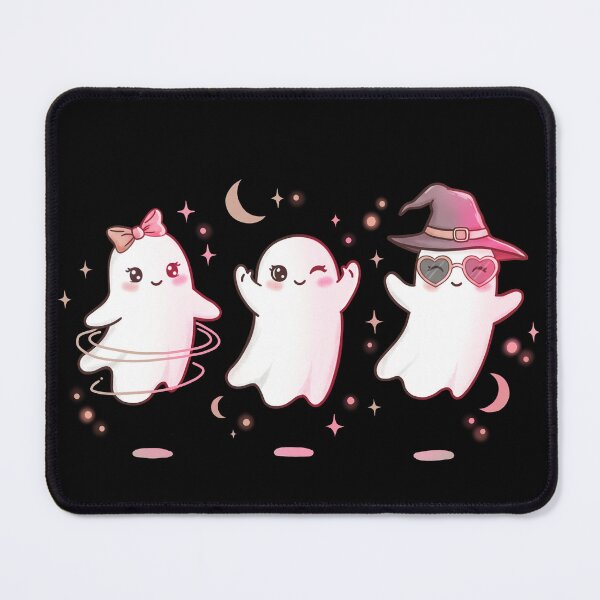 Item preview, Dancing Ghost Trio – Cute Spooky Halloween T-Shirt & Sticker Art Print designed and sold by Roshanay fatima.