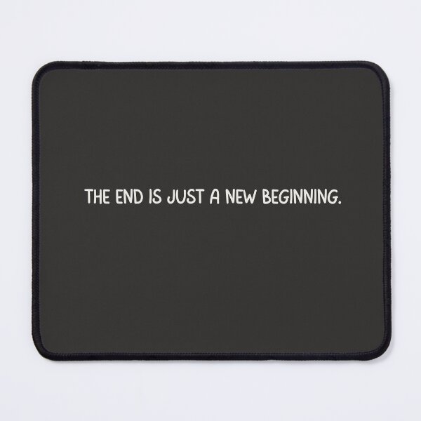 Item preview, New beginnings from endings – minimalist healing quote for gentle strength designed and sold by KWkindwaves.