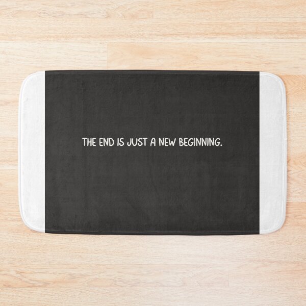 Item preview, New beginnings from endings – minimalist healing quote for gentle strength designed and sold by KWkindwaves.