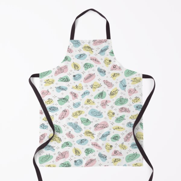 Item preview, Midcentury Modern Nudibranchs - Retro Pastel Multicolor designed and sold by Squilla Design Studio.