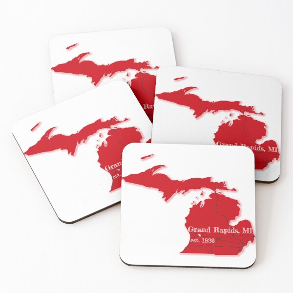 Item preview, Grand Rapids, MI [Red] designed and sold by PhilbonianDezin.