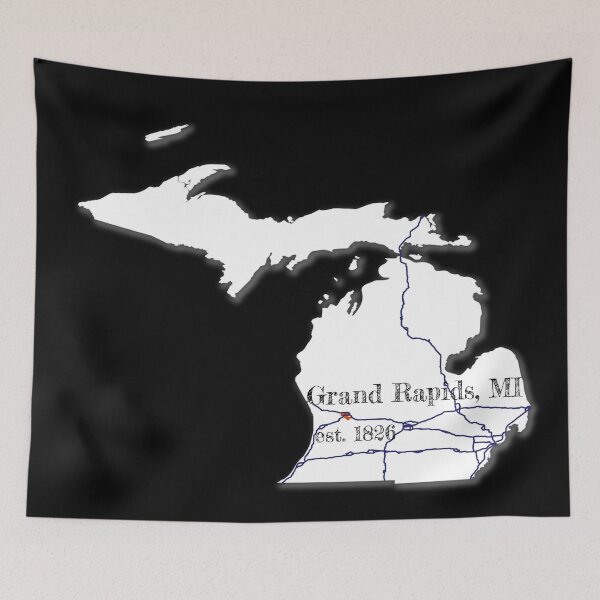 Item preview, Grand Rapids, MI [White] designed and sold by PhilbonianDezin.