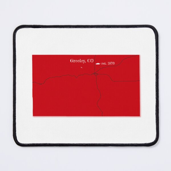 Item preview, Greeley, CO [Red] designed and sold by PhilbonianDezin.